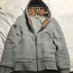 burberry grey fordson hoodie